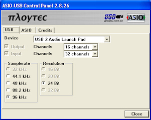 Ploytec USB Audio ASIO Driver Ver. 2.8.40 (32 64bit, W Serial)l