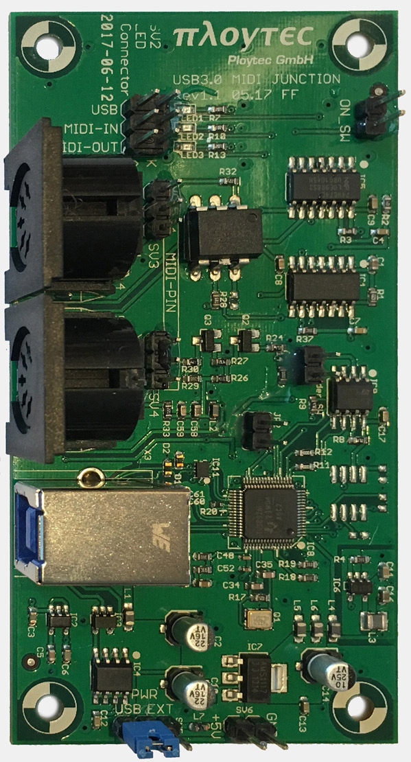 Ploytec USB3.0 MIDI Junction